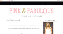 Desktop Screenshot of pinkandfabulous.com